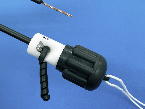 端末被覆剥ぎ取り器　銅電線用